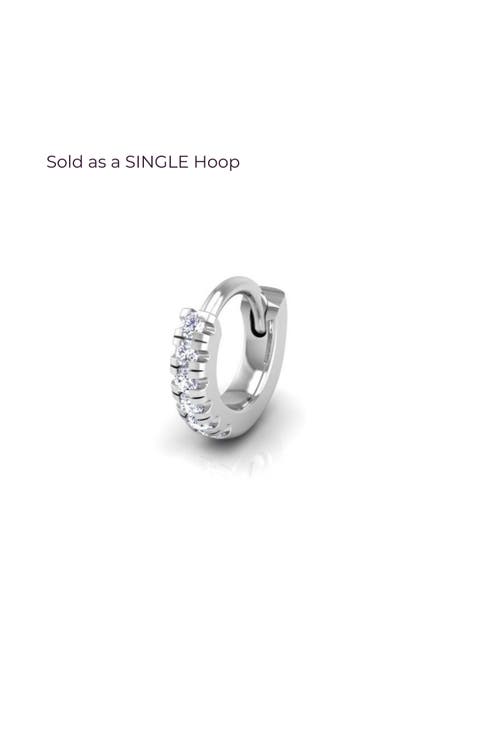 Pavé-All-Day Single Hoop