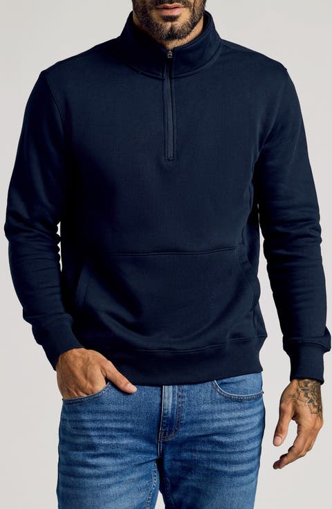 Fleece Quarter Zip Sweatshirt