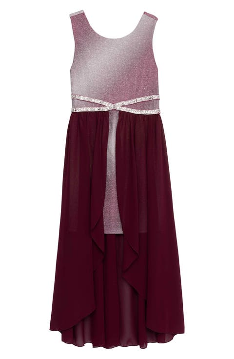 Kids' Ombré Walk Thru Party Dress (Big Kid)