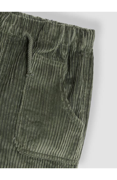 Jojo Maman Bébé Jojo Maman Bebe Cotton Corduroy Drawstring Pants In Gray
