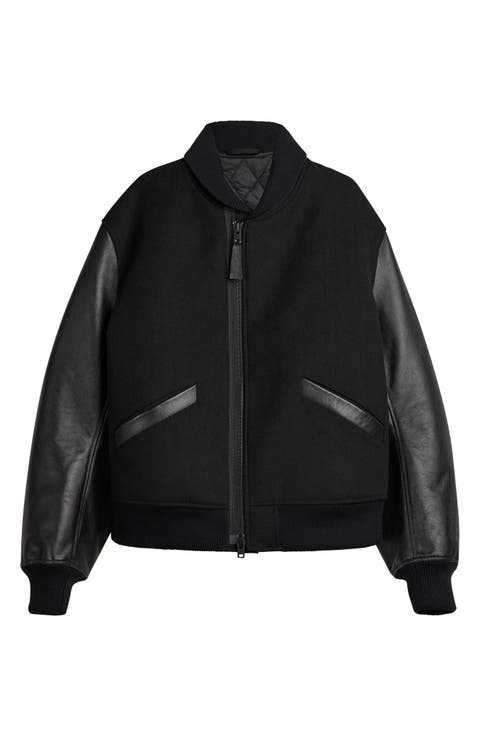 Y-3 08AW ラムレザーフーデッドジャケット-Black/M Y-3 フーデッドラムレザーブルゾン ブラック M （ボアフライト