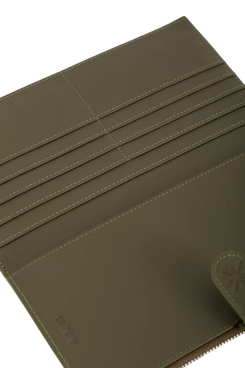 Leather Passport Holder, Alternate, color, Green