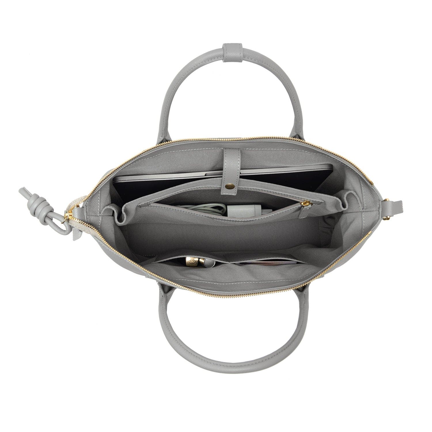 Esin Akan 6-in-1 Wimbledon Leather Backpack, Alternate, color, Grey