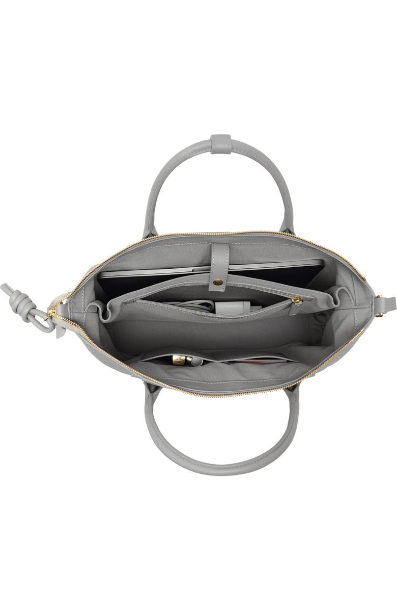 Esin Akan 6-in-1 Wimbledon Leather Backpack, Alternate, color, Grey