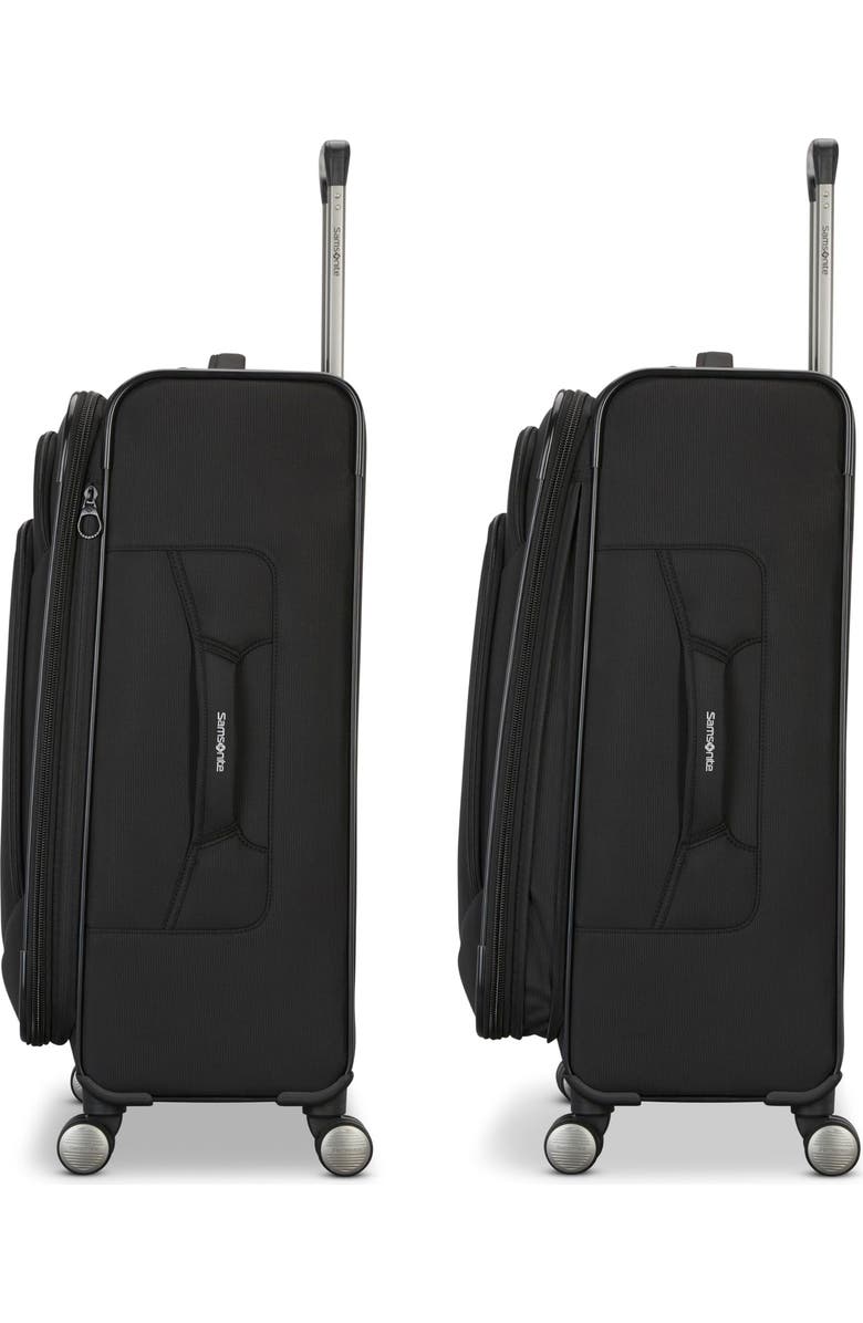 Samsonite Ascella 4 Softside Expandable 29" Checked Spinner, Alternate, color, Black