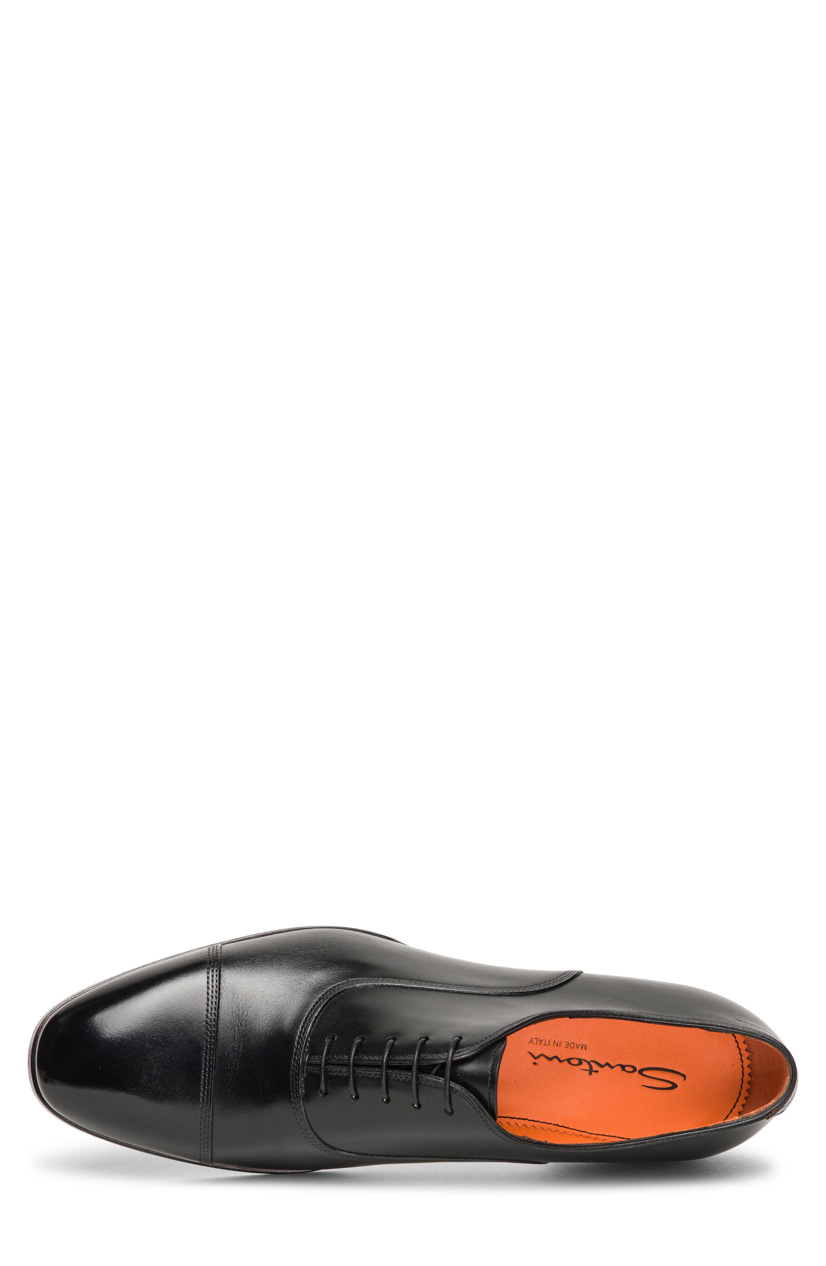 Santoni Lace-Up Cap Toe Oxford, Alternate, color, 