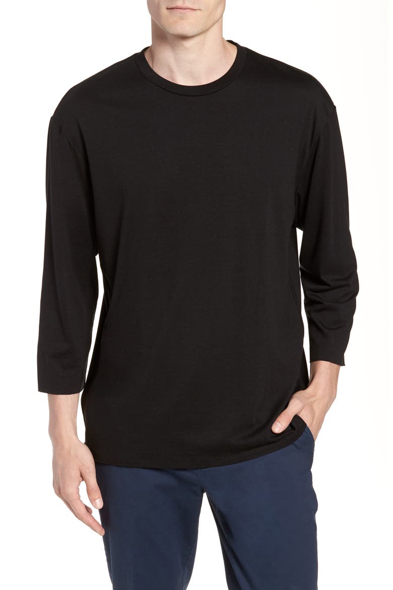 Dawson Regular Fit T-Shirt, Main, color, JET BLACK
