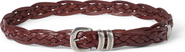 Brunello Cucinelli Braided calfskin belt