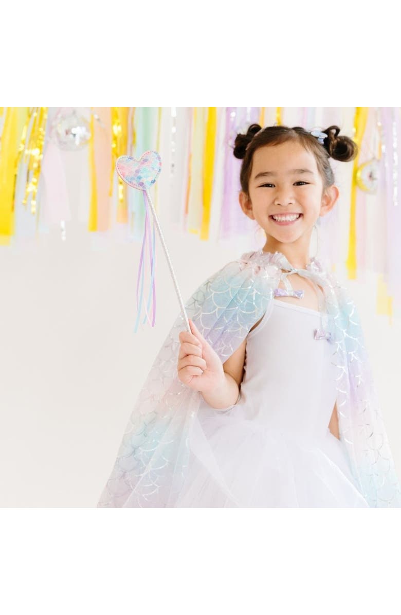 Sweet Wink Mermaid Ombre Cape, Alternate, color, Purple