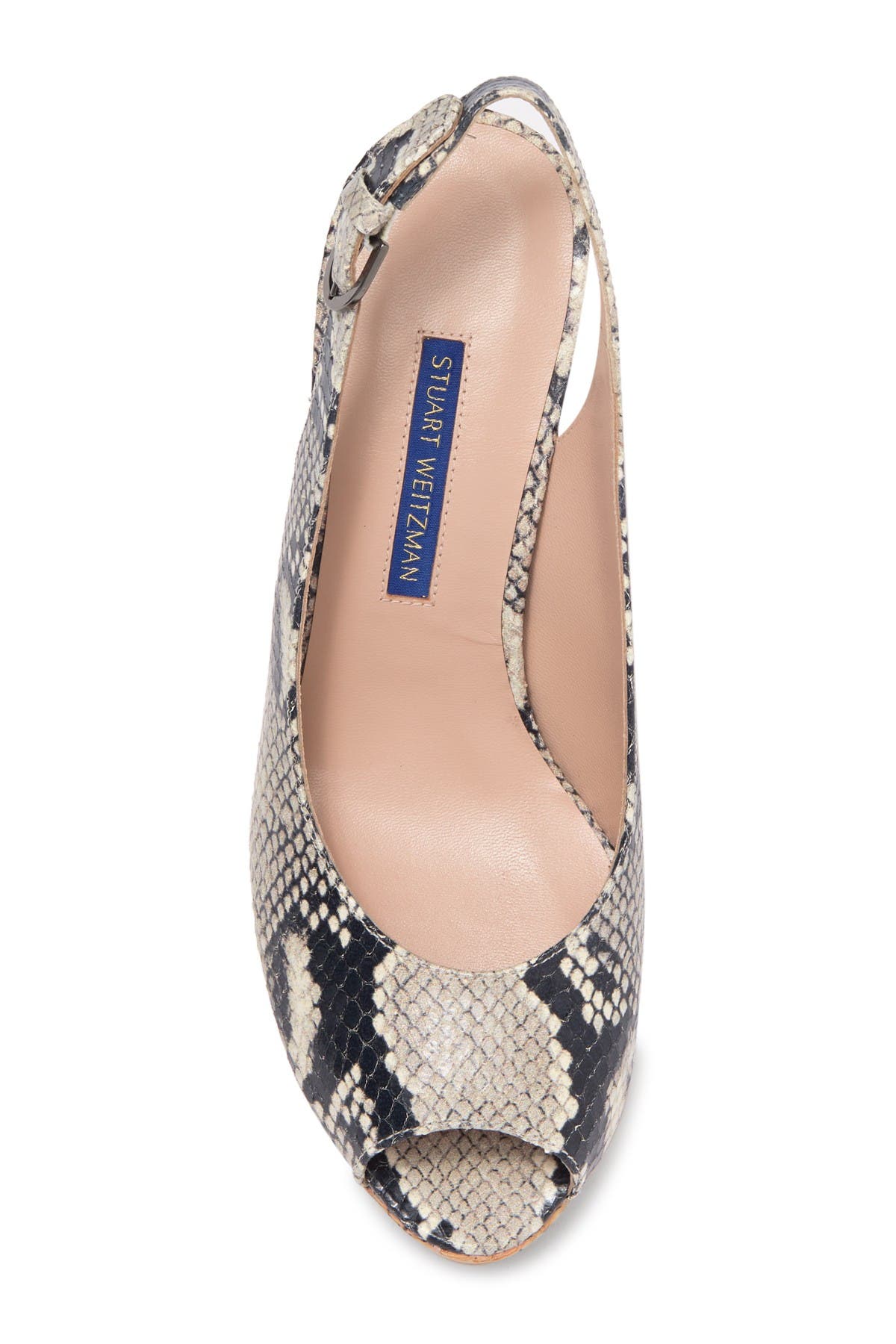 Stuart Weitzman Jean Leather Wedge Sandal, Alternate, color, 
