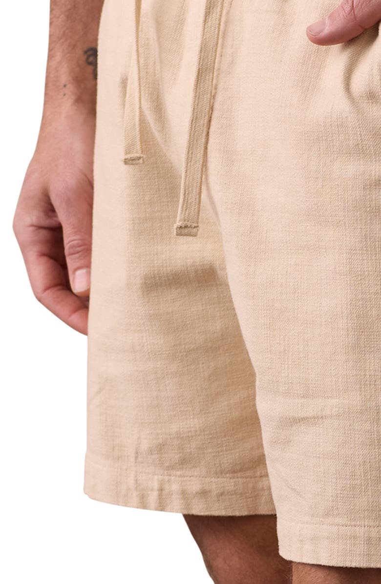 The Normal Brand Texstretch Summer Drawstring Stretch Cotton Shorts, Alternate, color, Sand Dune