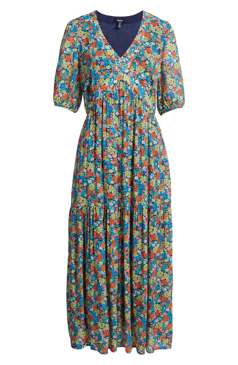 Hatley Fresh Flowers Empire Waist Maxi Dress, Alternate, color, 