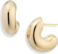 NORDSTROM RACK Demi Fine Puffy Huggie Hoop Earrings