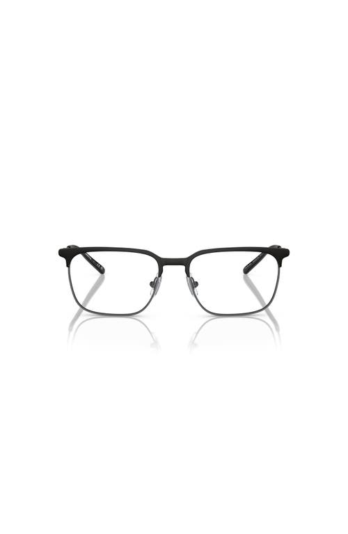 Arnette 53mm Rectangle Optical Glasses In Black