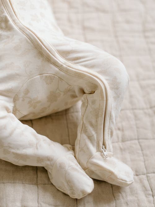 Colored Organics Organic Peyton Zipper Sleeper In Neutral
