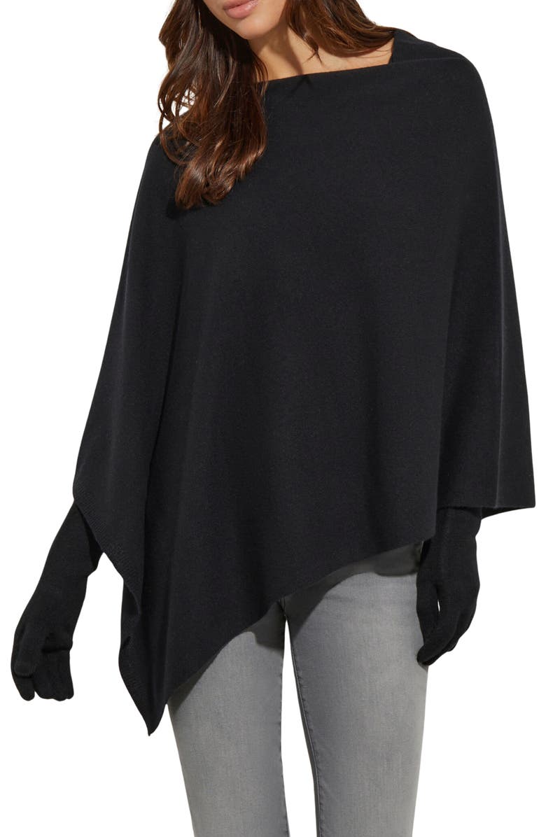 Misook Cashmere Poncho, Main, color,
