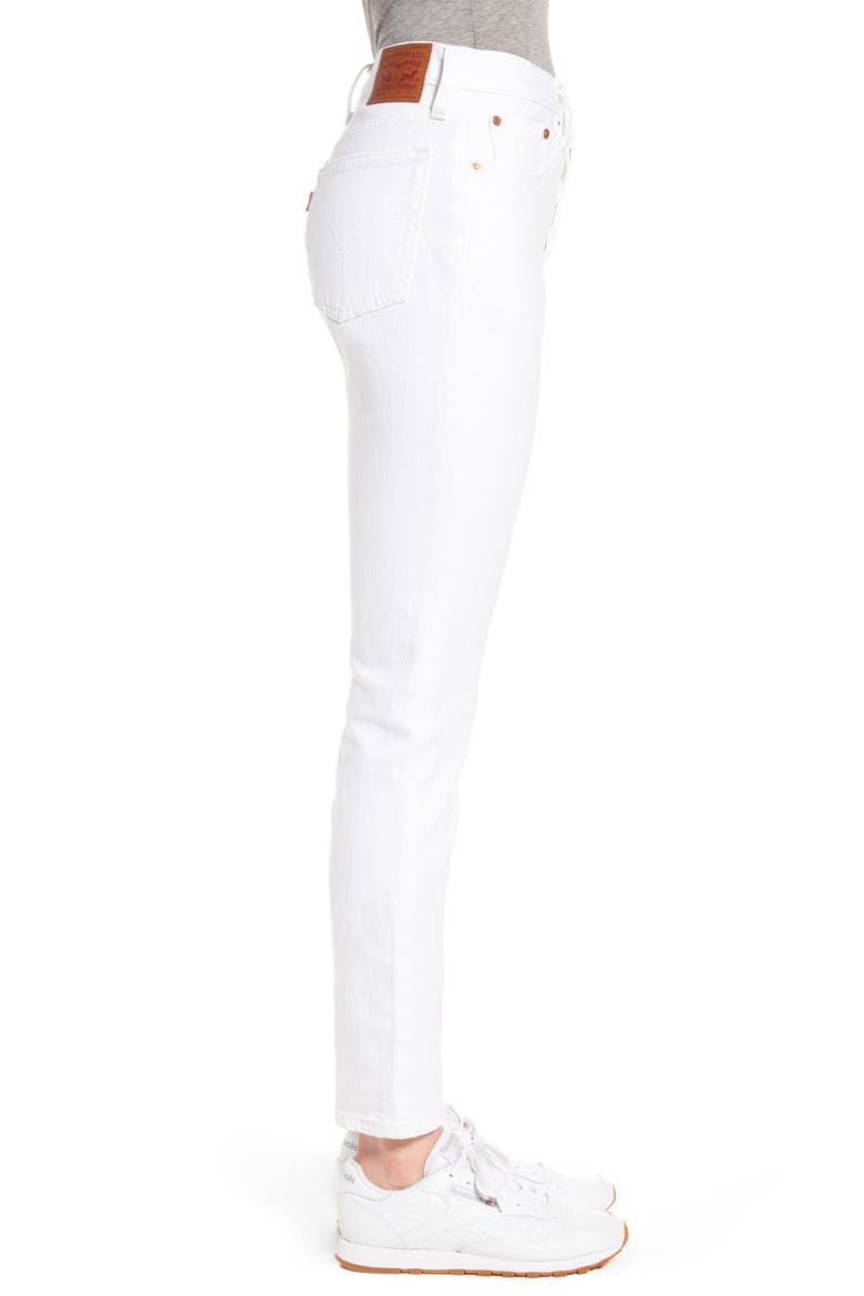 Levi's® 501® High Waist Skinny Jeans, Alternate, color, IN THE CLOUDS