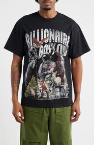 Billionaire Boys Club Smokey Short Sleeve Logo Graphic T-Shirt