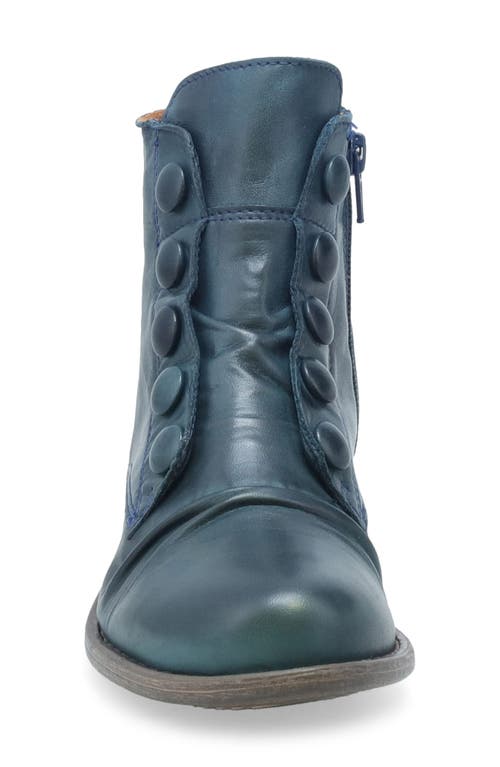 Miz Mooz Louise Block Heel Bootie In Blue