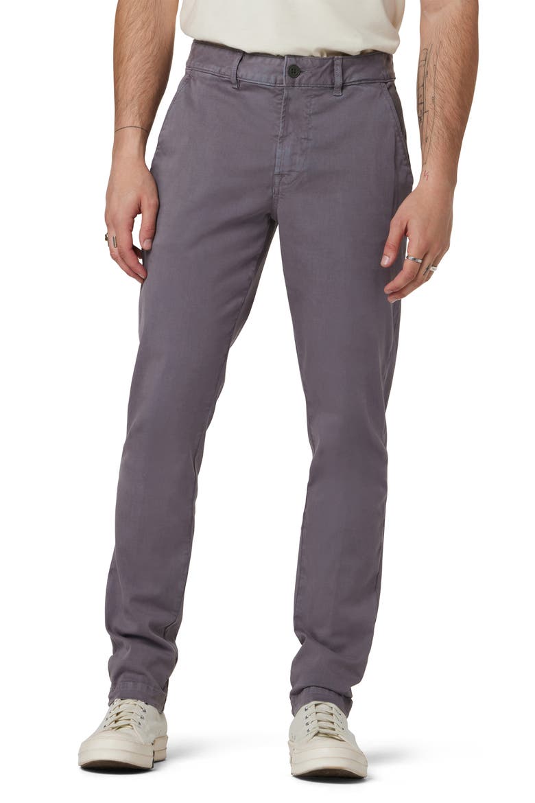 Classic Slim Straight Leg Stretch Chinos, Main, color, METAL