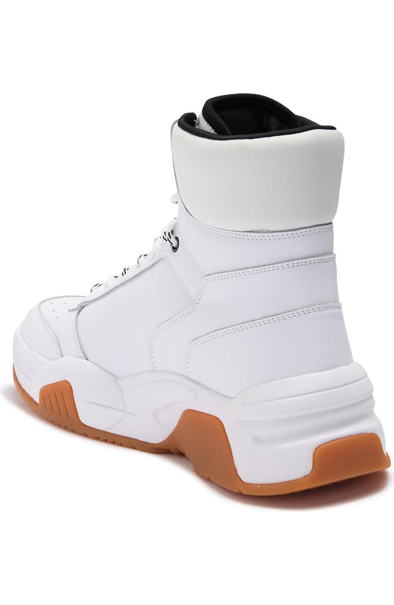 Versace Jeans High Top Exaggerated Sole Sneaker, Alternate, color,