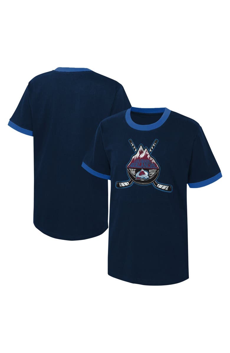 Outerstuff Youth Navy Colorado Avalanche Ice City T-Shirt, Main, color, Navy