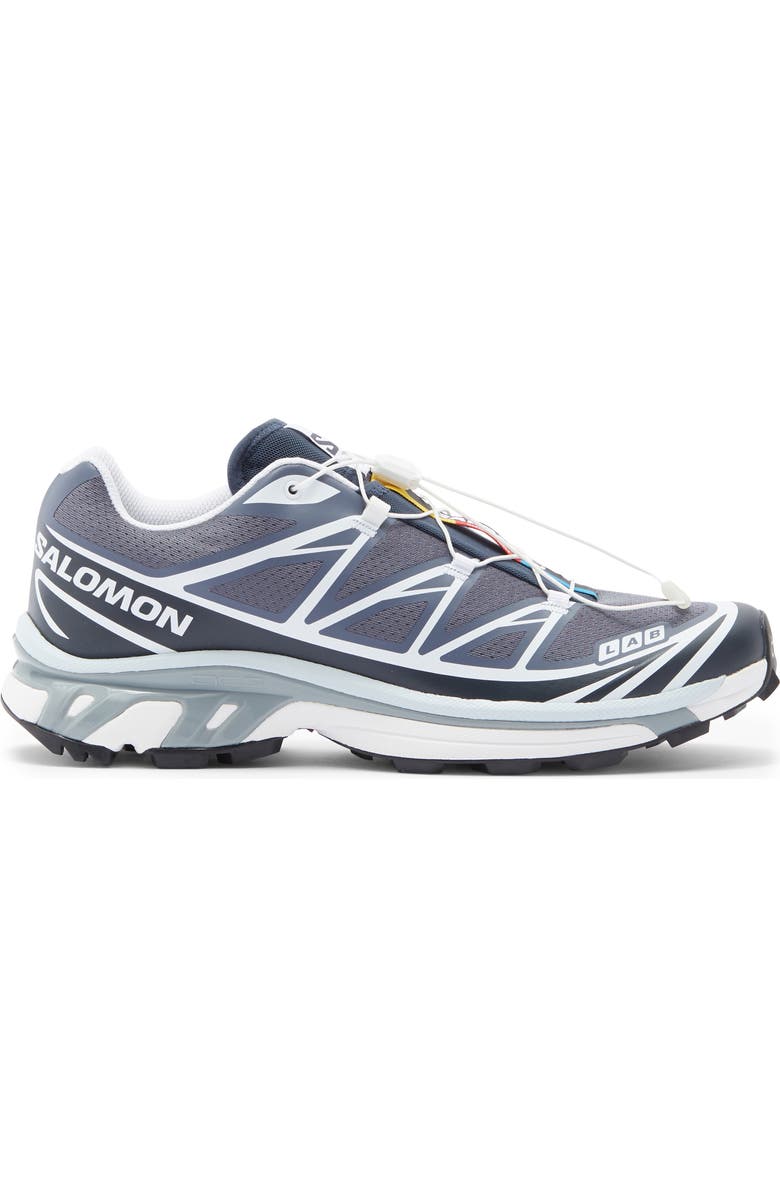 Salomon Gender Inclusive XT-6 Sneaker, Alternate, color, Grisaille/ Blue Nights/ Quarry