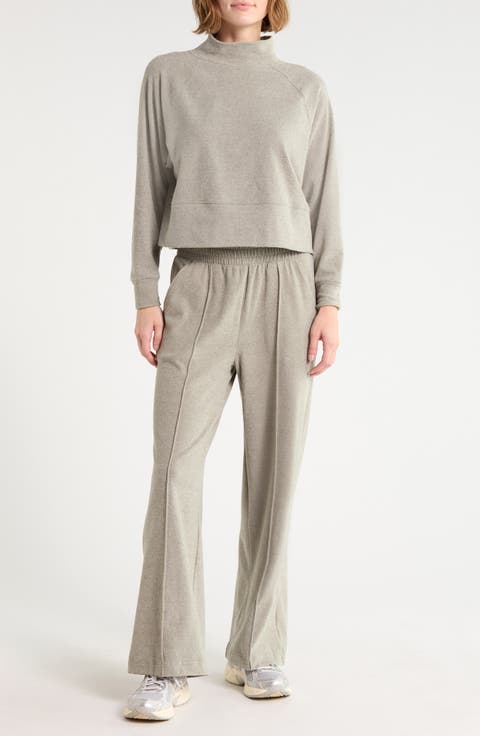 Marled Pique Perry Two-Piece Lounge Set