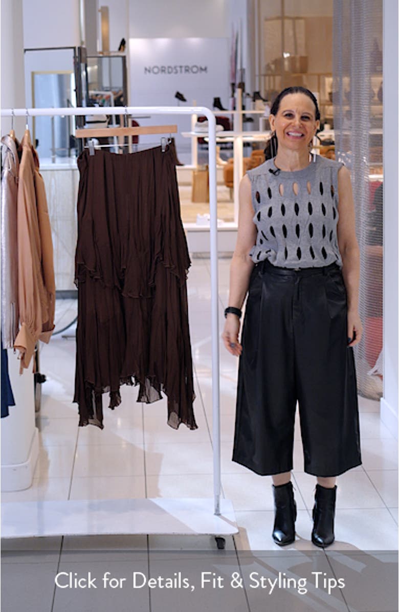 Ruffled Chiffon Maxi Skirt, sales video thumbnail
