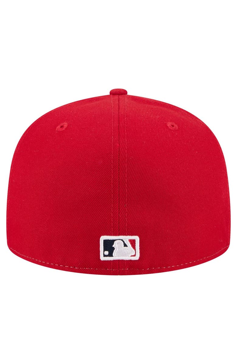 New Era Men's New Era White/Red St. Louis Cardinals Repeat 59FIFTY Fitted Hat, Alternate, color, White