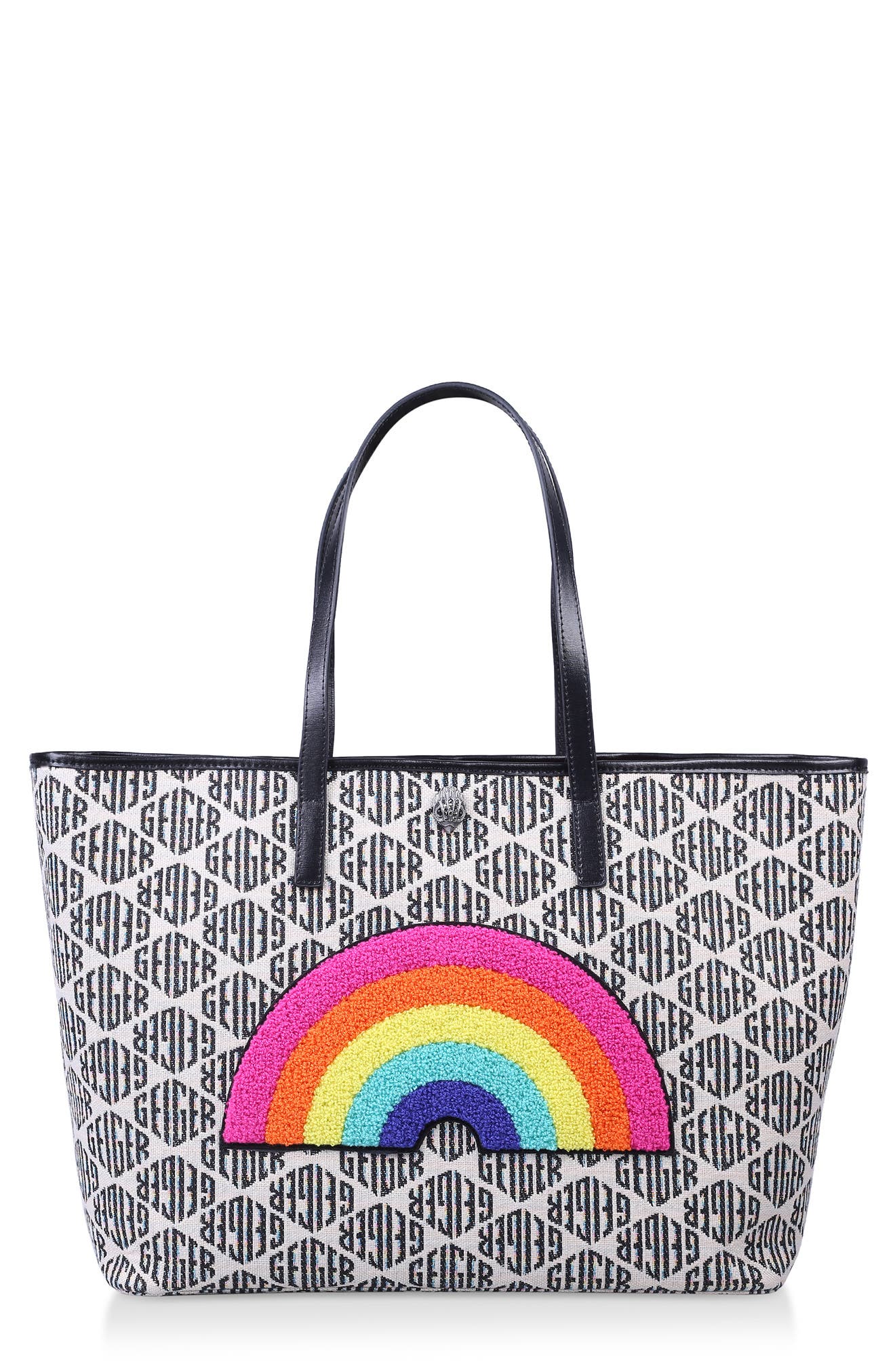 Kurt Geiger London Richmond Monogram Shopper, Main, color, 