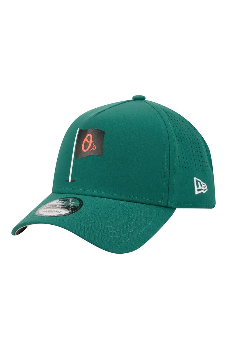 New Era Men's New Era Green Baltimore Orioles Pin Seeker 9FORTY A-Frame Adjustable Hat, Alternate, color, Green