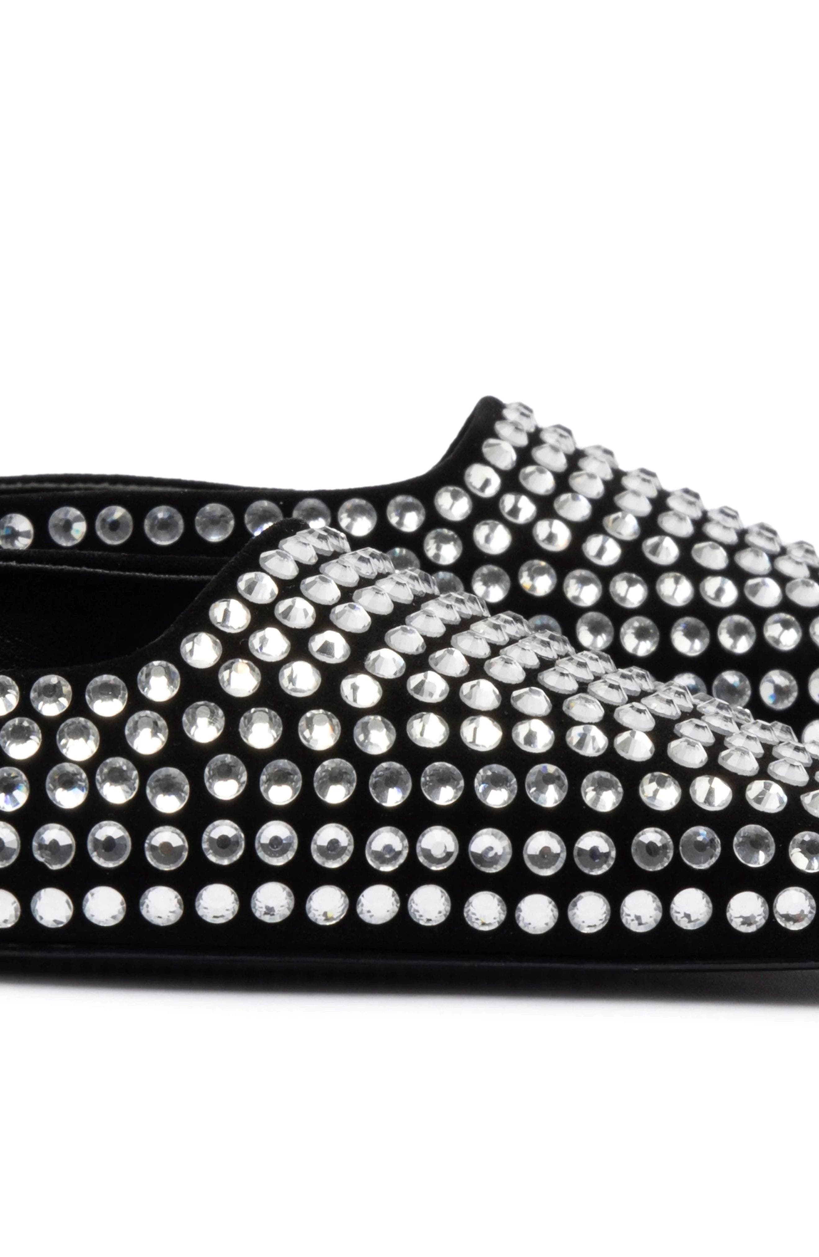 Amal Mule, Alternate, color, Black/Crystal