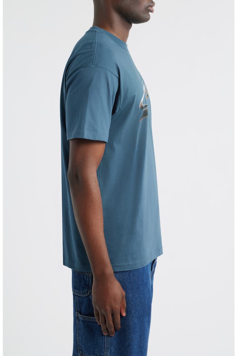 Vroooom Organic Cotton Graphic T-Shirt, Alternate, color, OFFICE BLUE