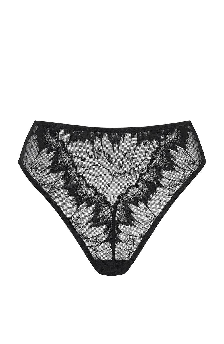 CUUP The Highwaist- Floral Lace, Alternate, color, Black