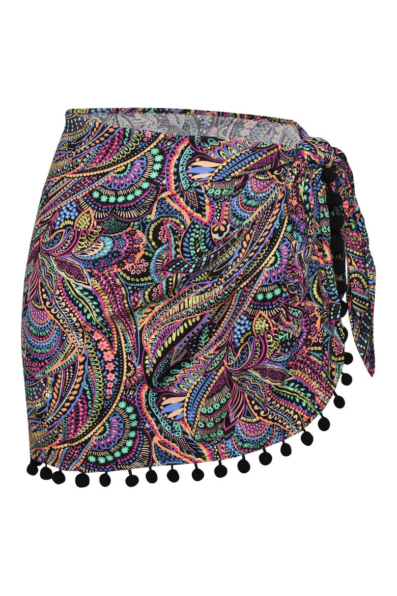 Disco Cover-Up Pareo, Alternate, color, PURPLE MULTI