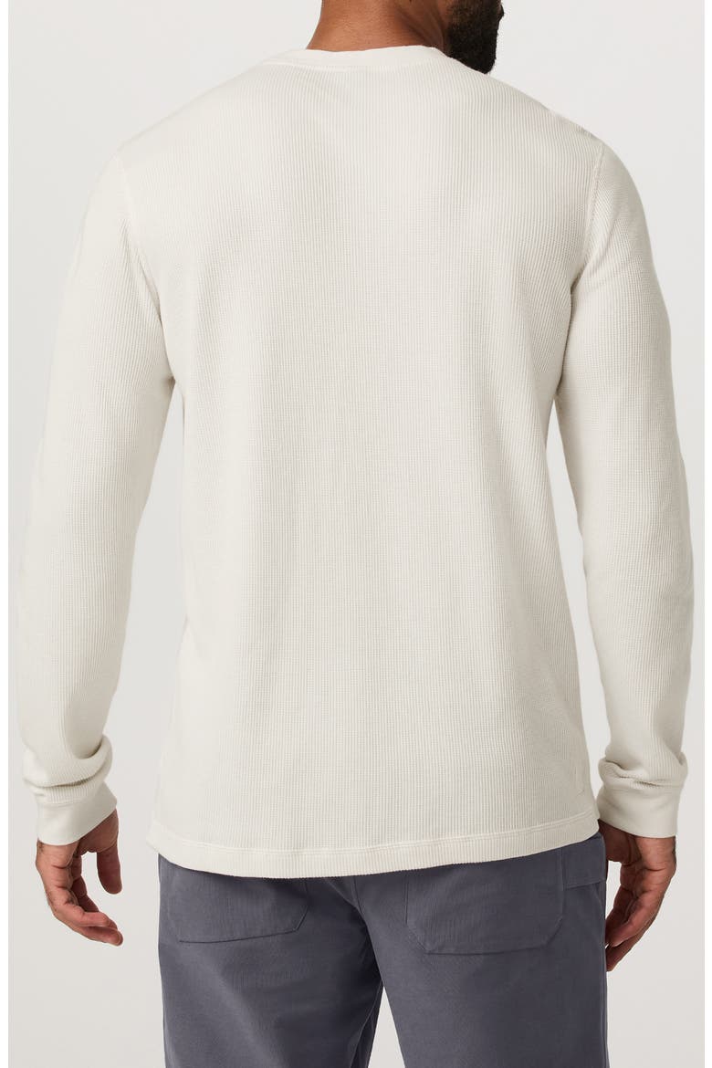 Waffle Crew T-Shirt, Alternate, color, MARSHMALLOW