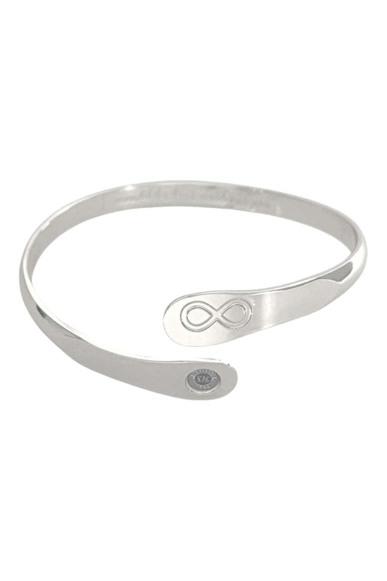 Friendship Bracelet Engraved I would be lost without you, Alternate, color, Silver