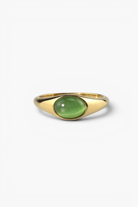 Kori Ring-Green Cats Eye