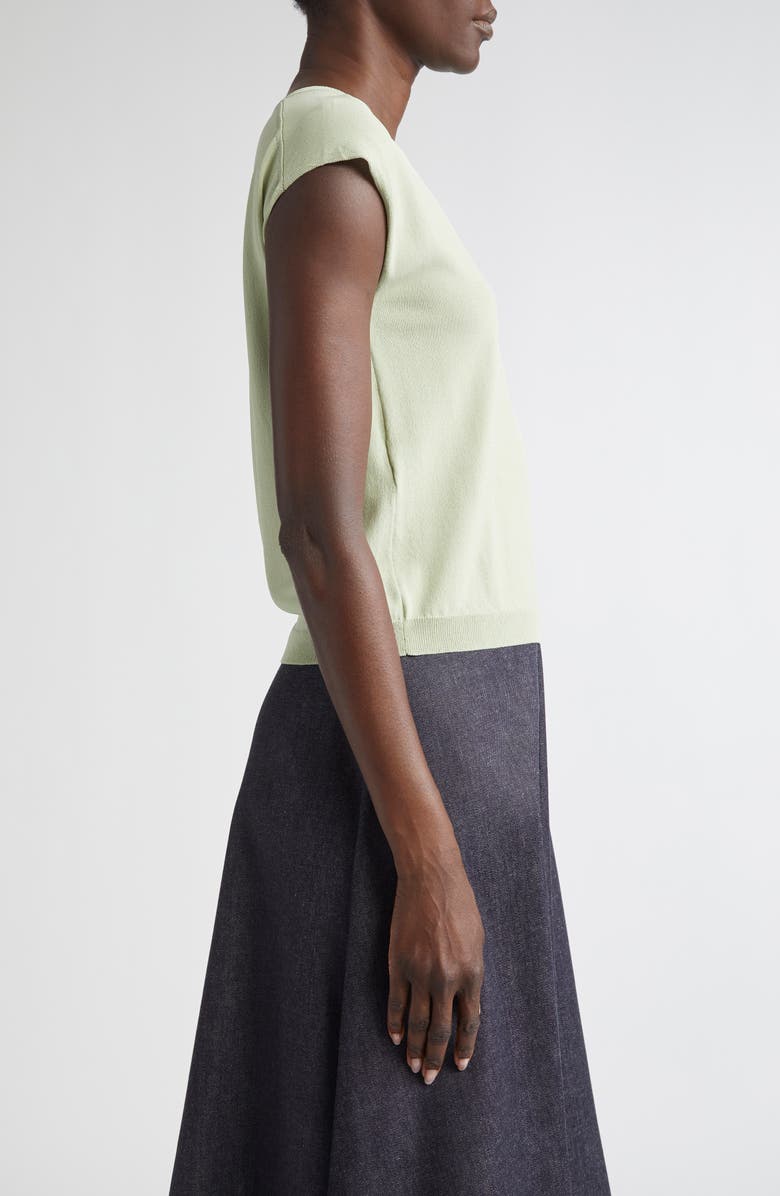 Altuzarra Rinaldi Asymmetric Cap Sleeve Sweater, Alternate, color, Ophelia