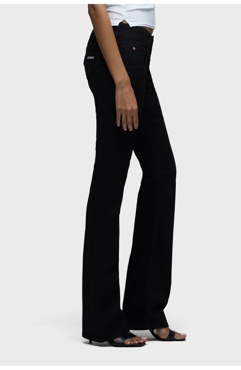 Hudson Jeans Beth Mid-Rise Baby Bootcut Jean, Main, color, Black