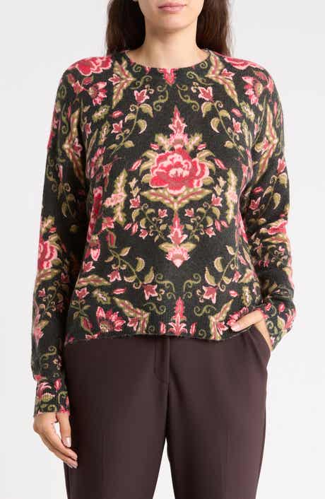 Printed Crewneck Sweater