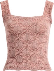 Free People Love Letter Floral Knit Camisole