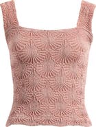 Free People Love Letter Floral Knit Camisole