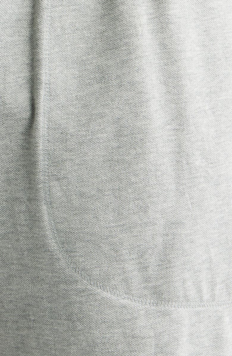 Polo Ralph Lauren Featherweight 6-Inch Cotton Blend Piqué Pajama Shorts, Alternate, color, Andover Heather Cruise Navy