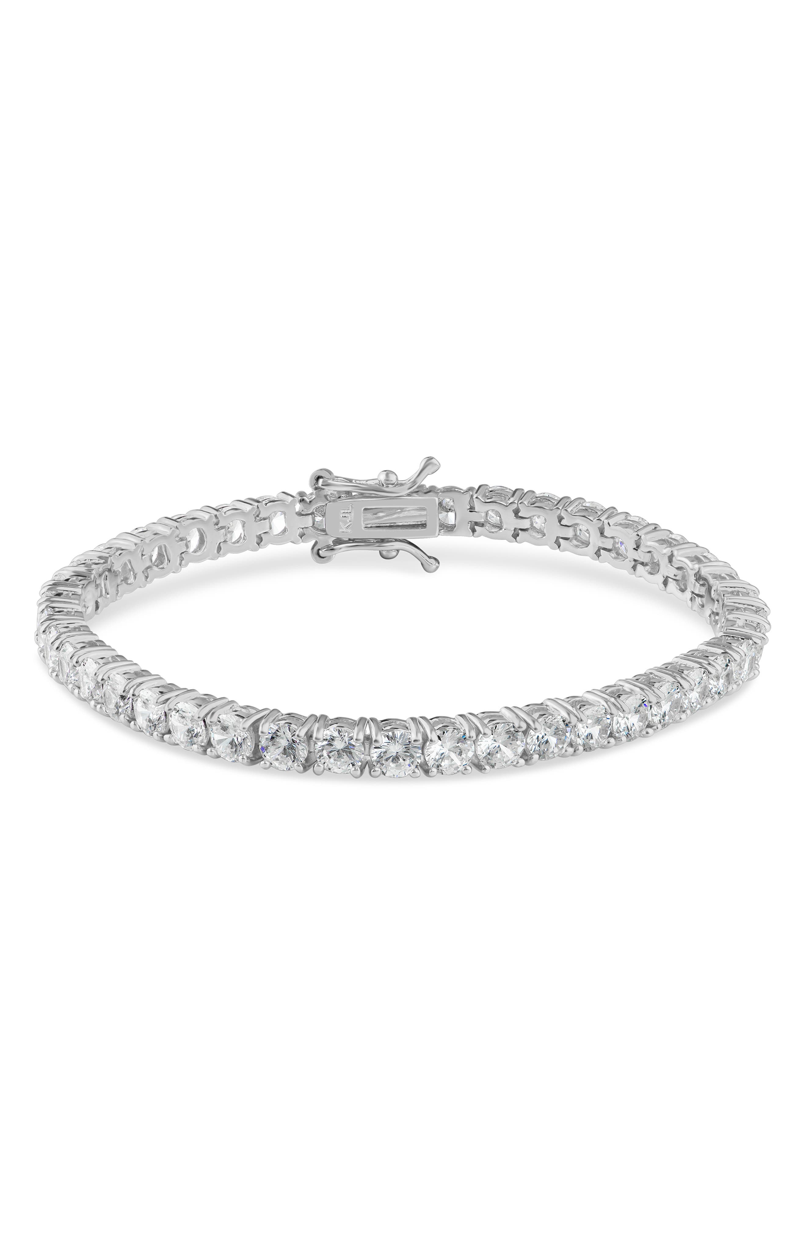 JARDIN Classic Cubic Zirconia Tennis Bracelet