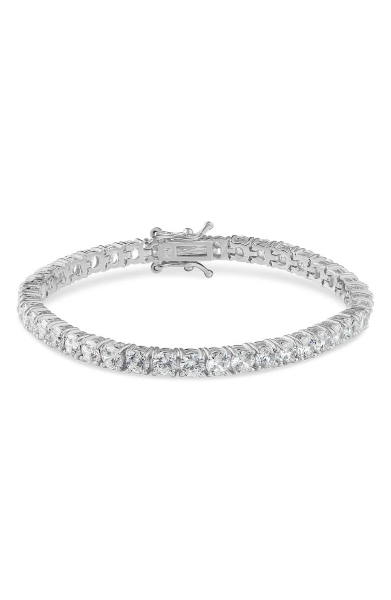JARDIN Classic Cubic Zirconia Tennis Bracelet, Main, color,