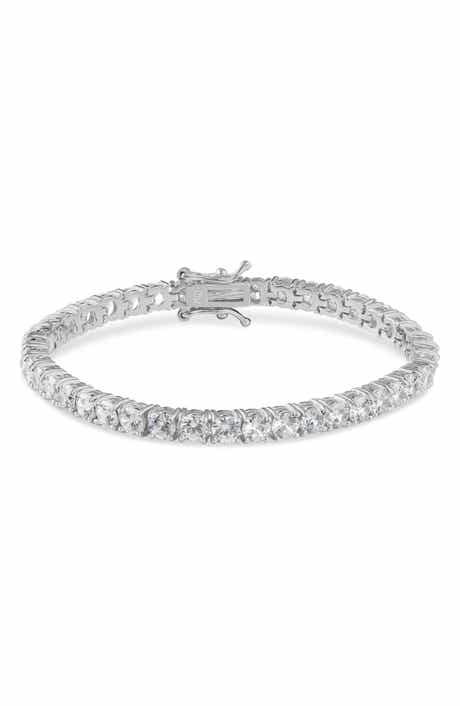 JARDIN Classic Cubic Zirconia Tennis Bracelet