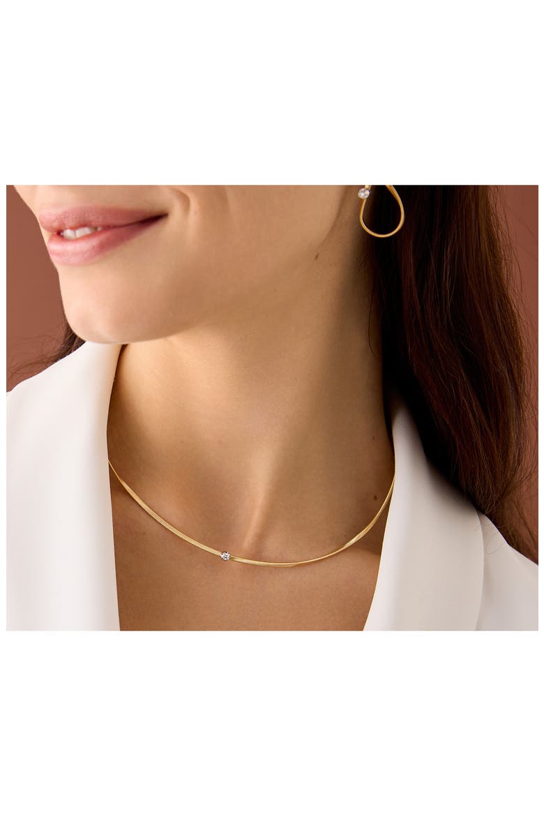 Marrakech Diamond Coil Necklace, Alternate, color, 18K YELLOW/WHITE GOLD