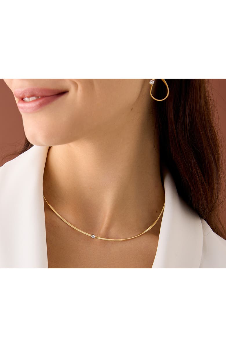 Marco Bicego Marrakech Diamond Coil Necklace, Alternate, color, 18K Yellow/White Gold